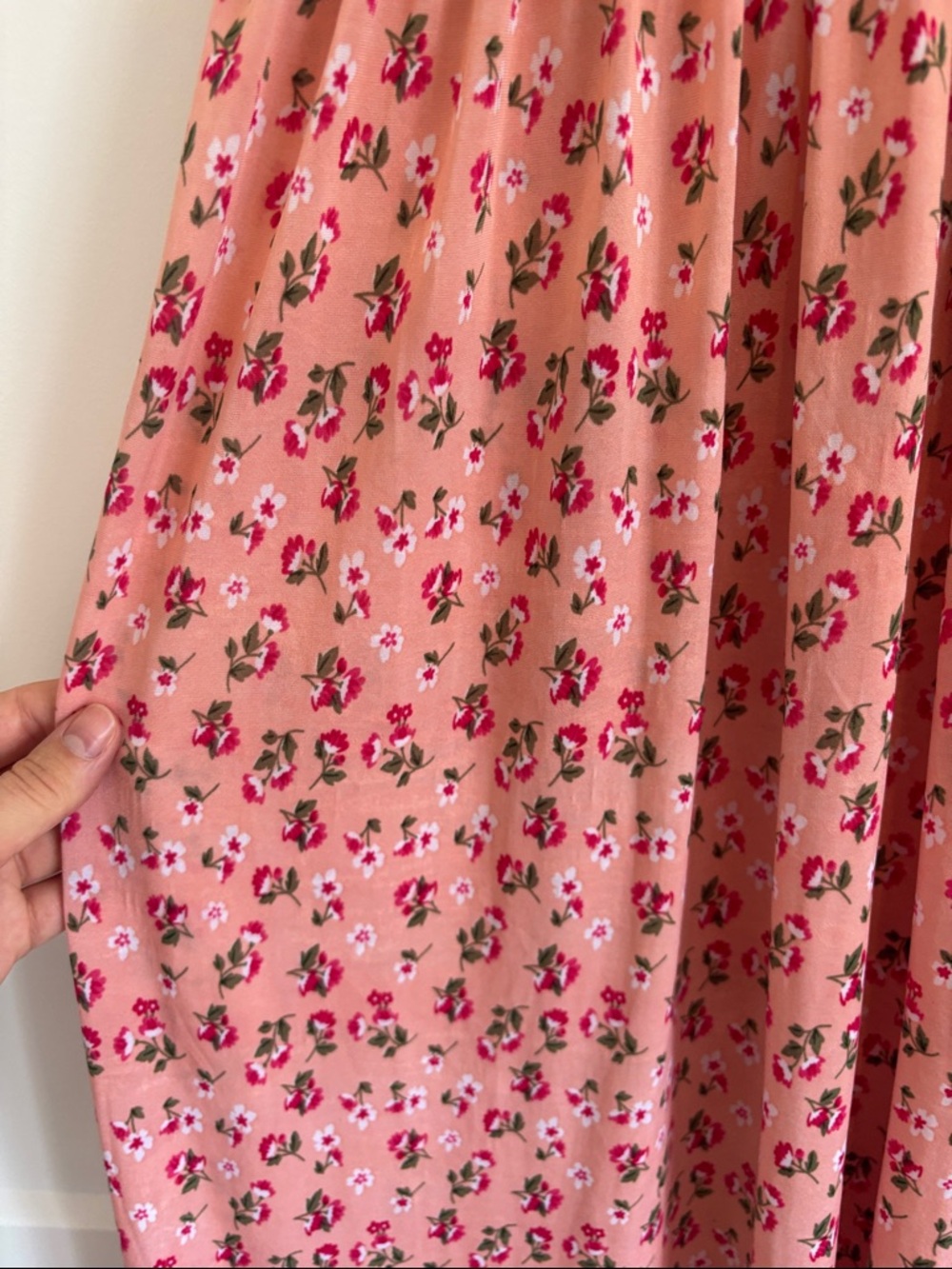 Sleeveless Pink Floral Maxi Dress - Brand Unknown - Picture 2 of 2